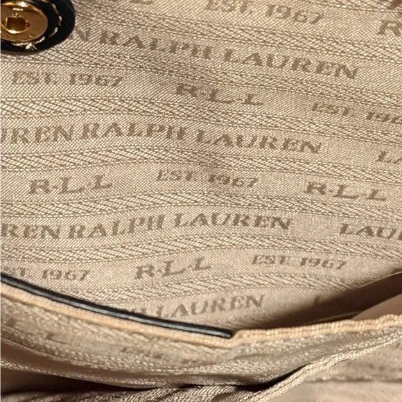 Lauren Ralph Lauren Sheldon Leather Tote Black - Picture 16 of 16